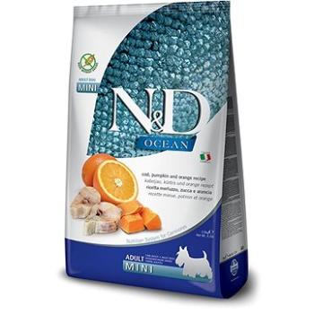 N&D OCEAN DOG Adult Mini Codfish & Pumpkin & Orange 7 kg (8010276036537)