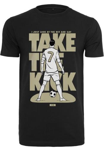 Mr. Tee Footballs Coming Home Take the Kick Tee black - 4XL