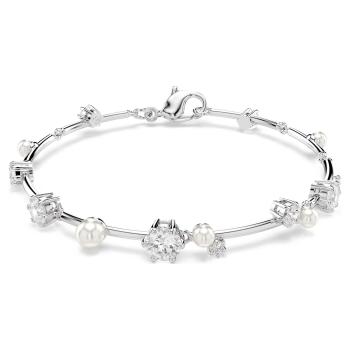 Swarovski Třpytivý náramek s krystaly a perličkami Constella 5707511