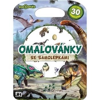 Omalovánky se samolepkami Dino (8595593833415)