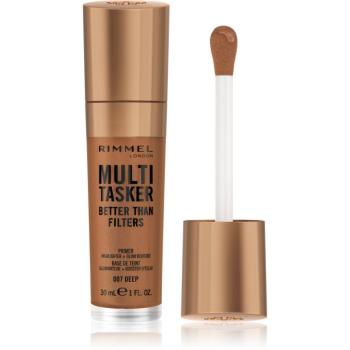 Rimmel Multi-Tasker Better Than Filters rozjasňující podkladová báze pro sjednocení barevného tónu pleti odstín 007 Deep 30 ml