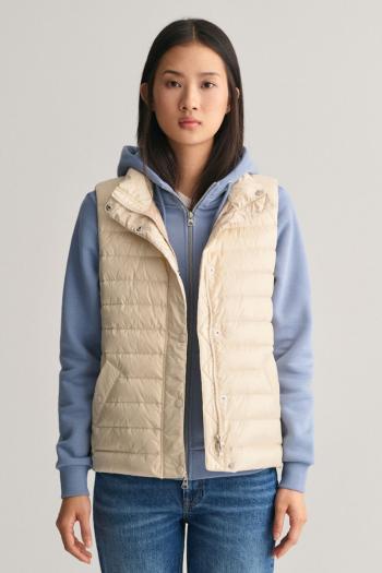 VESTA GANT LIGHT DOWN VEST SOFT OAT