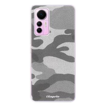 Odolné silikonové pouzdro iSaprio - Gray Camuflage 02 - Xiaomi 12 Lite