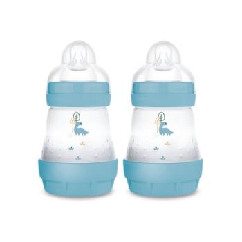 MAM Kojenecká láhev Easy Start Anti-Colic matt 2x 160 ml od 0 měsíců, Dino