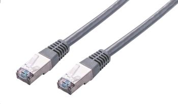 C-TECH Kábel patchcord Cat5e, FTP, sivý, 3m