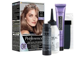 Loréal Paris Preference Cool Blondes 7.1 popelavá blond