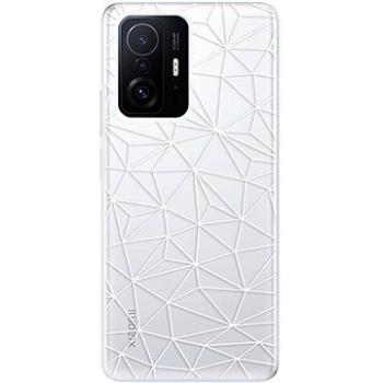 iSaprio Abstract Triangles 03 pro white pro Xiaomi 11T / 11T Pro (trian03w-TPU3-Mi11Tp)