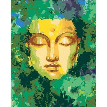 Diamondi - Diamantové malování - BUDDHA A PŘÍRODA, 40x50 cm, Vypnuté plátno na rám (604766B)