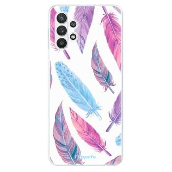 Odolné silikonové pouzdro iSaprio - Feather Pattern 10 - Samsung Galaxy A32 5G