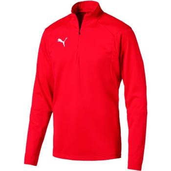 Puma LIGA TRAINING 1 4 ZIP TOP Pánská mikina, červená, velikost