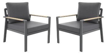 Hliníkové kreslá BOSTON DUO (2 ks)