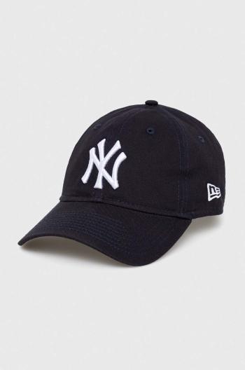 Bavlněná baseballová čepice New Era tmavomodrá barva, s aplikací, NEW YORK YANKEES