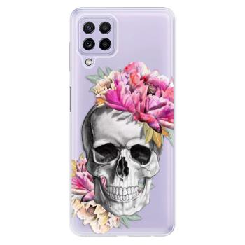 Odolné silikonové pouzdro iSaprio - Pretty Skull - Samsung Galaxy A22