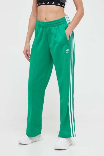 Tepláky adidas Originals zelená barva, s aplikací