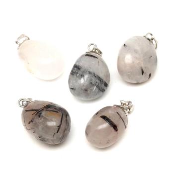 Csepp medál turmalinkvarc 2cm