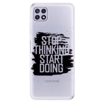 Odolné silikonové pouzdro iSaprio - Start Doing - black - Samsung Galaxy A22 5G