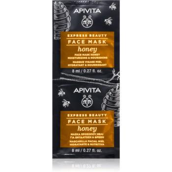 Apivita Express Beauty Nourishing Face Mask Honey hydratační a vyživující maska na obličej 2x8 ml