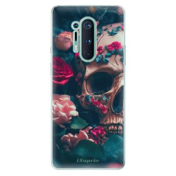 Odolné silikonové pouzdro iSaprio - Skull in Roses - OnePlus 8 Pro