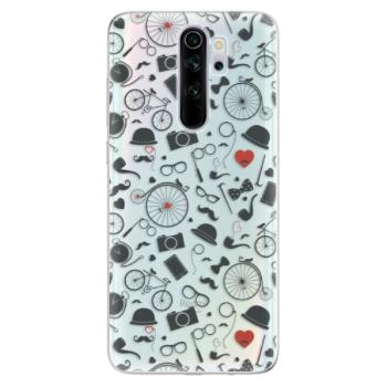 Odolné silikonové pouzdro iSaprio - Vintage Pattern 01 - black - Xiaomi Redmi Note 8 Pro