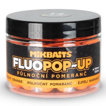 Mikbaits plovoucí boilie fluo půlnoční pomeranč 150 ml - 14 mm