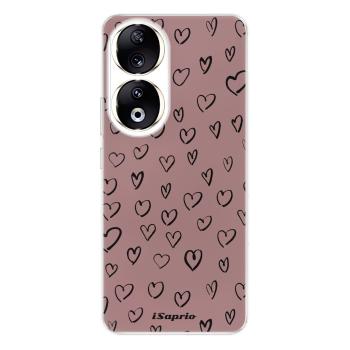 Odolné silikonové pouzdro iSaprio - Heart Dark - Honor 90 5G