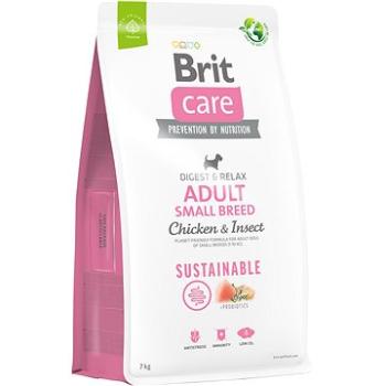 Brit Care Dog Sustainable s kuřecím a hmyzem Adult Small Breed 7 kg (8595602558650)