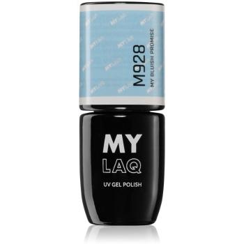 MYLAQ UV Gel Polish My Promise gelový lak na nehty odstín My Bluish Promise 5 ml