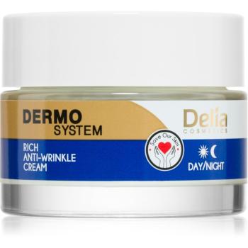 Delia Cosmetics Dermo System intenzíven feszesítő nappali és éjszakai krém a ráncok ellen 50 ml