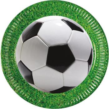 PROCOS Papierový tanier 23cm fotbal 8ks