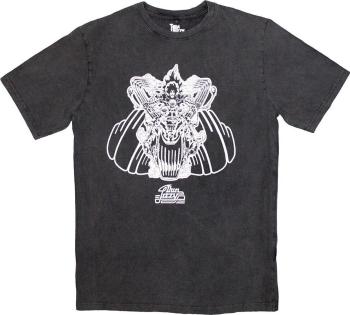 Thin Lizzy Tričko Rocker Stone Wash Unisex Charcoal Grey 2XL