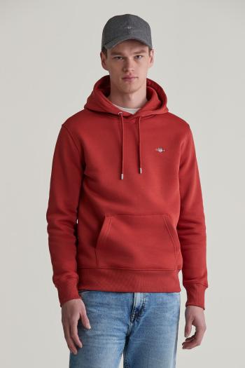 MIKINA GANT REG SHIELD HOODIE IRON RED