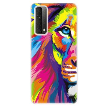 Odolné silikonové pouzdro iSaprio - Rainbow Lion - Huawei P Smart 2021