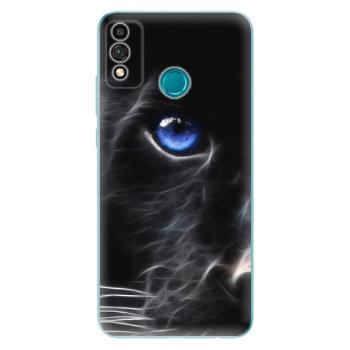 Odolné silikonové pouzdro iSaprio - Black Puma - Honor 9X Lite