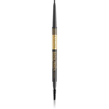 Eveline Cosmetics Micro Precise vízálló szemöldökceruza 2in1 kefével árnyalat 04 Graphite 4 g