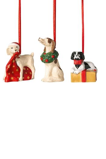 Villeroy & Boch dekoratív medál Nostalgic Ornaments 5 x 5 x 7 cm 3 db