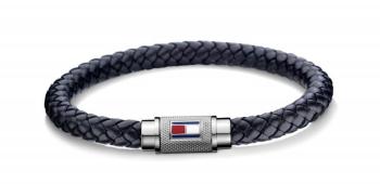 Tommy Hilfiger Trendy tmavě modrý kožený náramek TH2701000