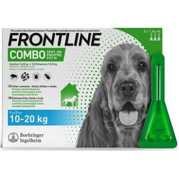 Frontline Combo spot-on pro psy M (10 - 20 kg) 3 × 1,34 ml (3661103073734)