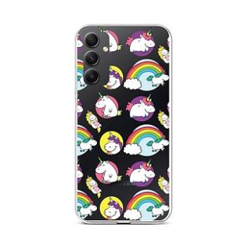 TopQ Kryt Samsung A34 Chunky Unicorns 93181 (93181)