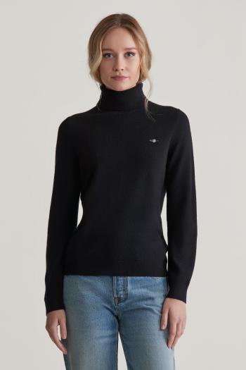 ROLÁK GANT EXTRAFINE LAMBSWOOL ROLLNECK BLACK