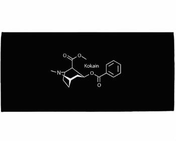 Celopotištěný sportovní ručník Kokain