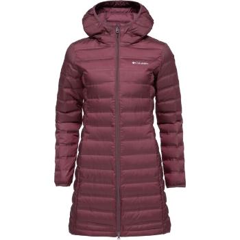 Columbia LAKE 22 II DOWN LONG HOODED JACKET Dámská zimní bunda, vínová, velikost