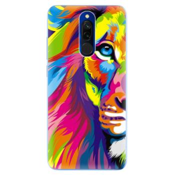 Odolné silikonové pouzdro iSaprio - Rainbow Lion - Xiaomi Redmi 8