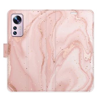 Flipové pouzdro iSaprio - RoseGold Marble - Xiaomi 12 / 12X