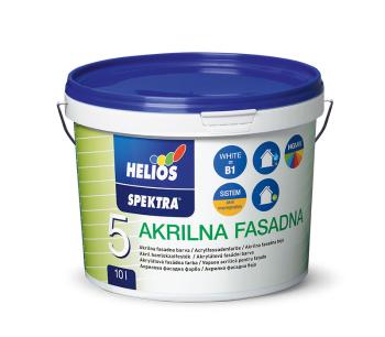 HELIOS SPEKTRA Akrylová fasádna farba 15 l báza - biela