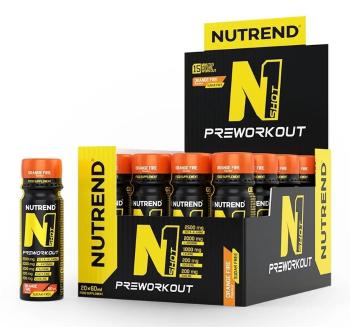 N1 Pre-Workout Shot - Nutrend 20 x 60 ml. Orange