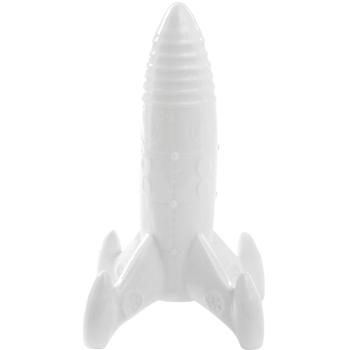 Porcelánová dekorace MEMORABILIA MY SPACESHIP Seletti 27 cm bílá