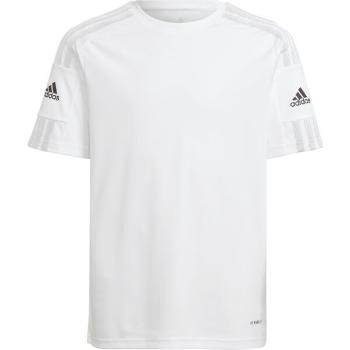 adidas SQUADRA 21 JERSEY Chlapecký fotbalový dres, bílá, velikost