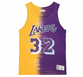 Mitchell & Ness tank top Los Angeles Lakers Tie Dye Cotton N&M Tank purple/yellow - S