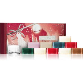 Yankee Candle Bright Lights 10 Tea Lights & Holder adventní kalendář 10 ks