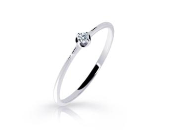 Cutie Jewellery Jemný zásnubní prsten z bílého zlata Z6729-2931-10-X-2 62 mm